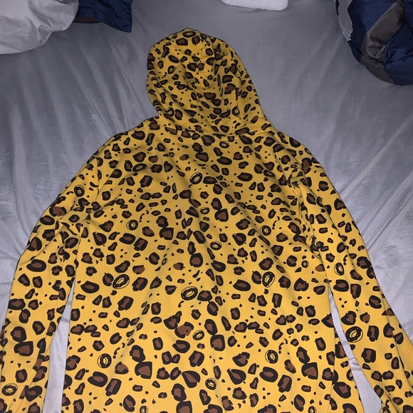 odd future cheetah print hoodie